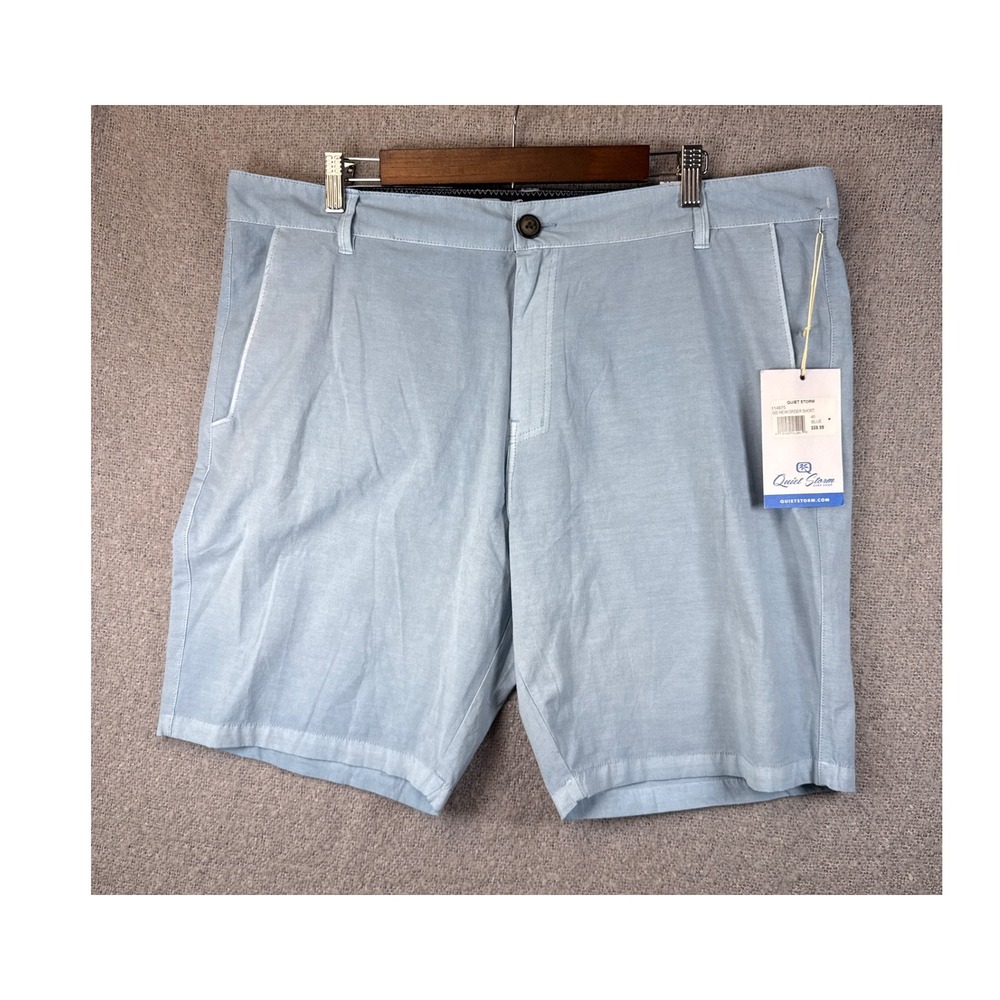 NWT Quiet Storm Surf Shop Blue Hybrid Land &‎ Sea New Order Shorts Mens Size 40 - Picture 2 of 11